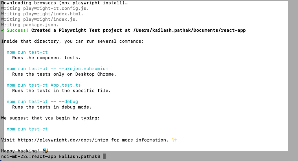 Let’s Get Start Playwright For Component Testing - QA Automation Labs