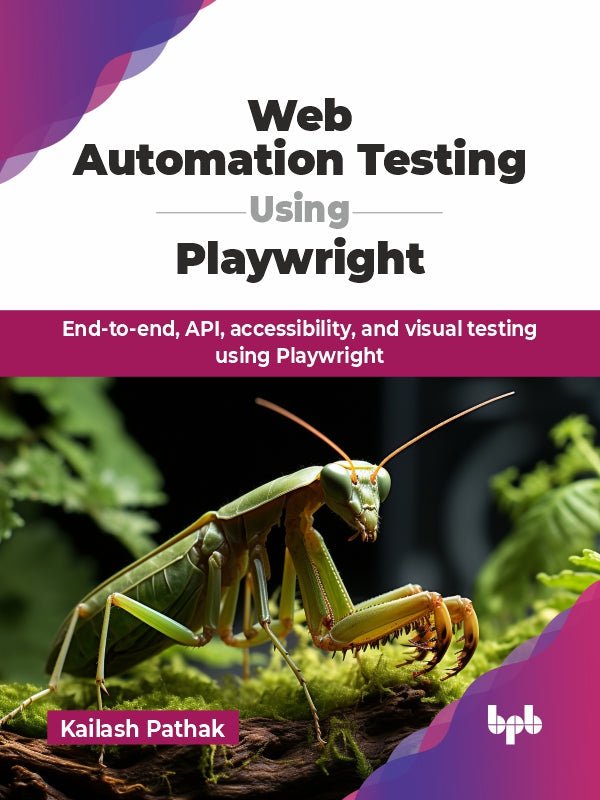 Web Automation Testing Using Playwright with JavaScript &mdash; book cover