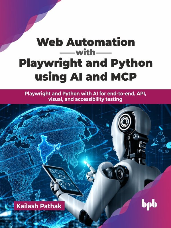 Web Automation with Playwright and Python using AI and MCP &mdash; book cover
