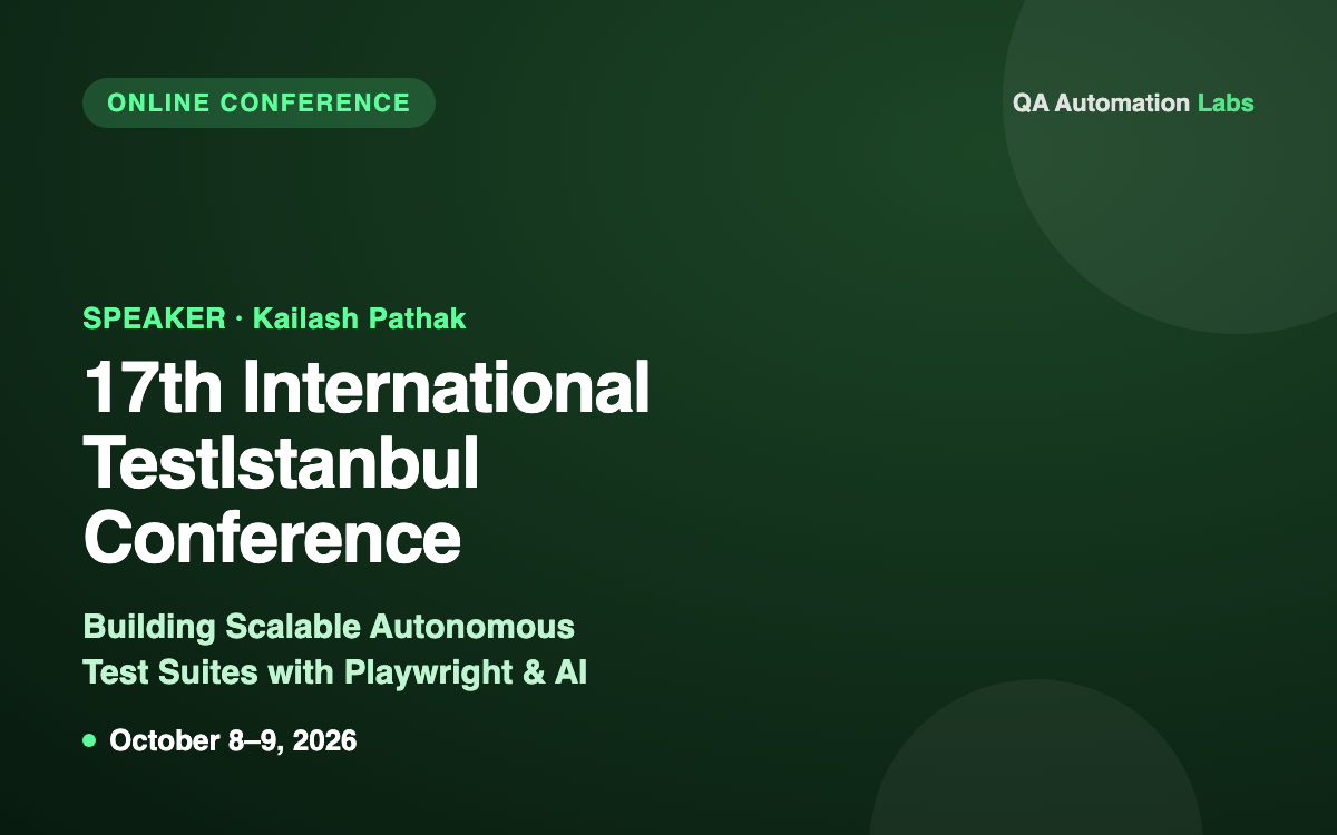 17th International TestIstanbul Conference 2026 17th International TestIstanbul Conference 2026